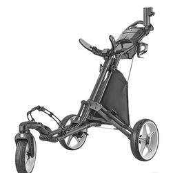 Caddytek 3 wheels golf push cart