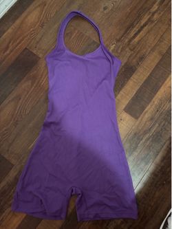 Purple bodysuit from Amazon size XS