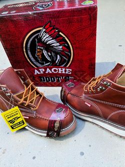 Botas Apache de piel suela doble dencidad