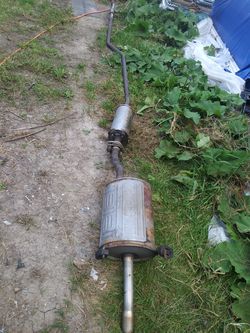 02 honda civic exaust system
