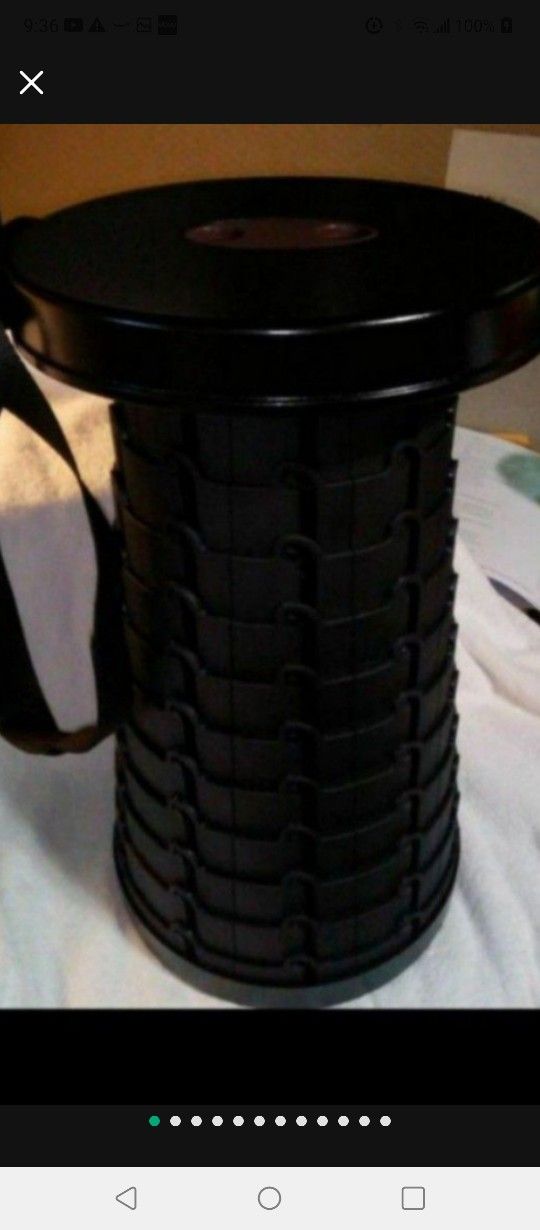 Brand New Portable Camping Or Fishing Stool ..very Handy When Camping ..Smoke Free Home