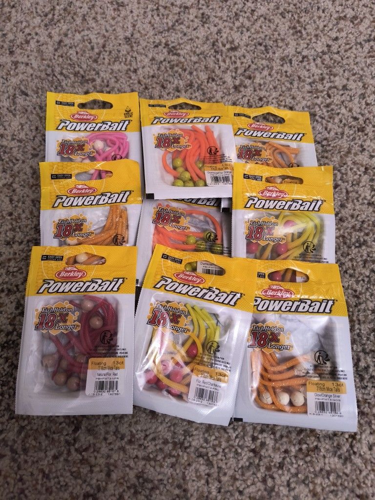 Fishing Trout Mice Tails New $22.00