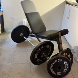 I Was Able To Get Jacked With This Bench And Barbell Set 