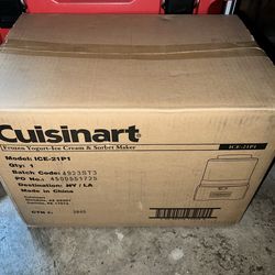 Cuisinart Ice Cream Maker