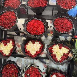 roses for Valentine's Day