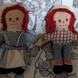 Vintage 70's Raggedy Ann's