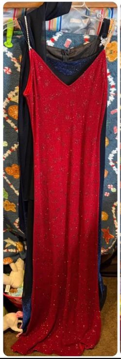 Red Shimmery Dress - Elegant Event or Halloween