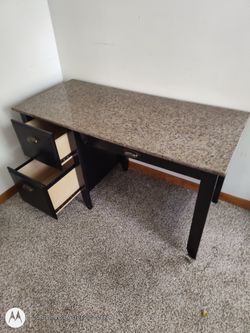 marble top desk