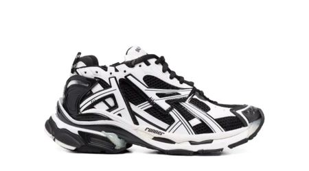 Balenciaga Runner Sneakers Black White