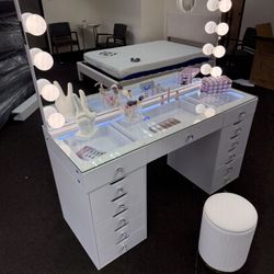 Glass Top Luxury Vanity- New
