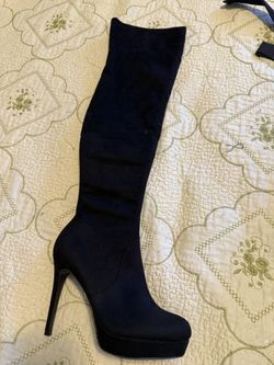 Black High Cut Platform Boots 