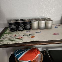 12 Candle light glass holders.