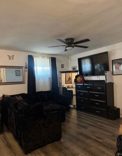 Black sofa