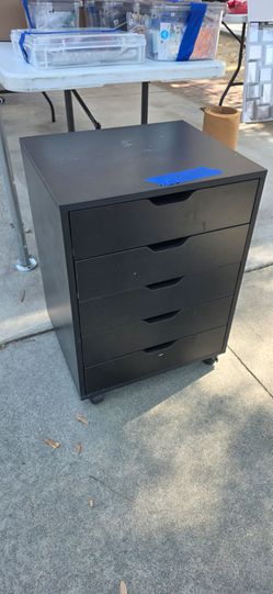 Small crafting cabinet with drawers