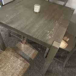 Gray Dining Table 