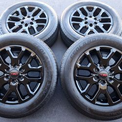 20" Toyota Tundra New Gloss Black Wheels And Tires 