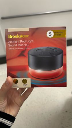 Brookstone Ambient Red Light Sound Machine