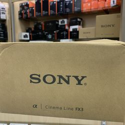 Sony FX3 Camera