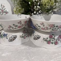 Lenox Butterfly Meadow Herbs 12 Pc. Dinnerware Set, Service for 4mo box open package