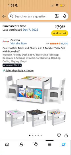 Brand new never opened kids table