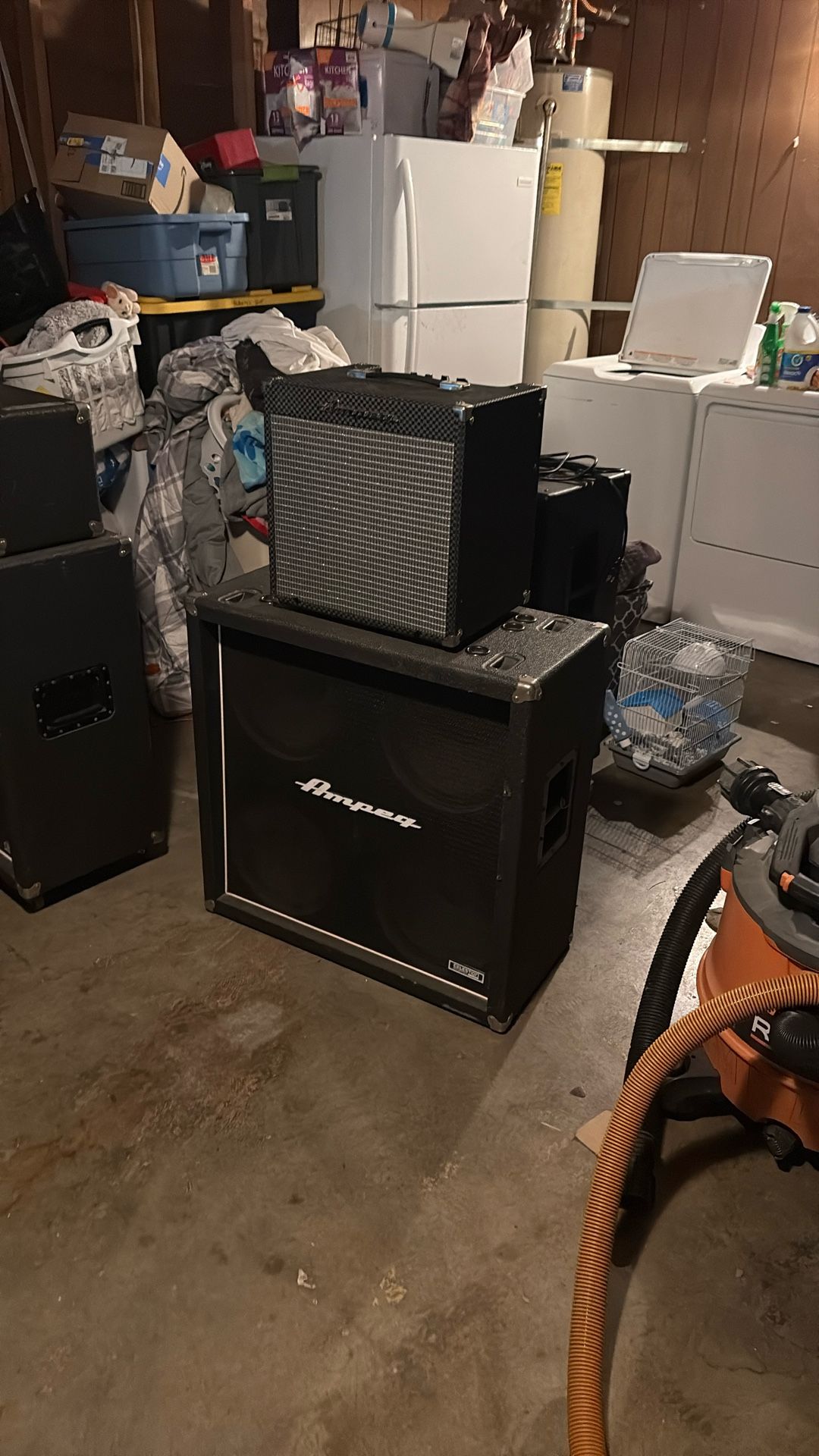 Ampeg Ampe And Cabinet
