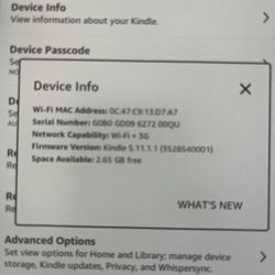 Amazon Kindle Oasis 8th generation Like New
