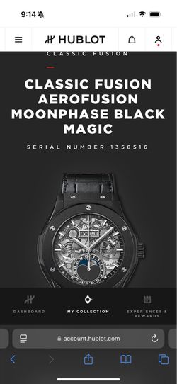 2019 Hublot CLASSIC FUSION AEROFUSION MOONPHASE BLACK MAGIC