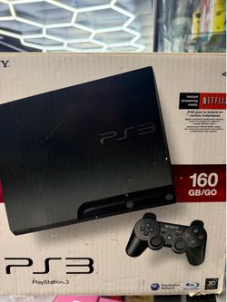 PlayStation 3 PS3 Slim 160GB Complete in Original Box + Controller + 6Games + HDMI