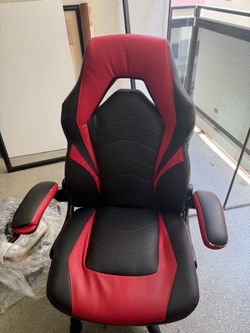 Black and Red Gaming Chair with Armrests
