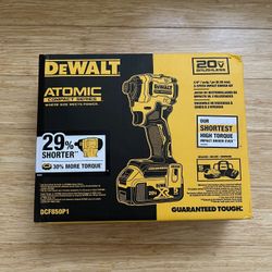 Dewalt 20V MAX Atomic 1/4" Impact Driver Kit