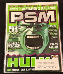 PSM Playstation 2 Magazine Apri 2003 Vol 7 #70 HULK Resident Evil Silent Hill 3