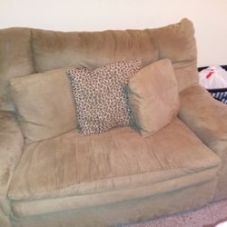 Couch with fold out bed