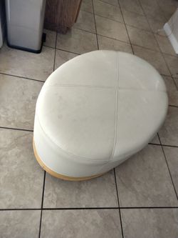 Ottoman oval footstool