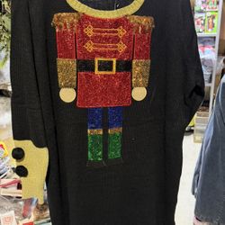 Nutcracker Ugly Christmas Sweater New 3XL 