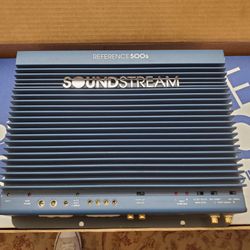 Old School Soundstream Reference 500s Car Stereo Amplifier 
