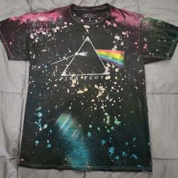 Pink Floyd Tie Dye Graphic Tee (Unisex Size Small)