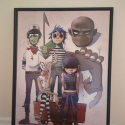 College Dorm Art - Music Poster - Gorillaz