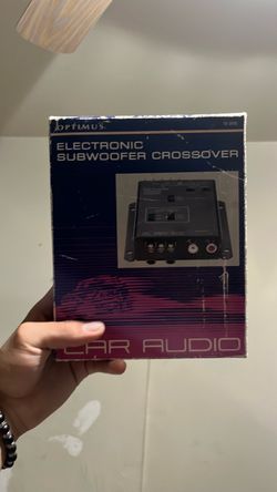 Electronic Subwoofer Crossover