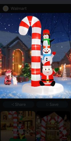 9ft. Candy Cane and Friends
