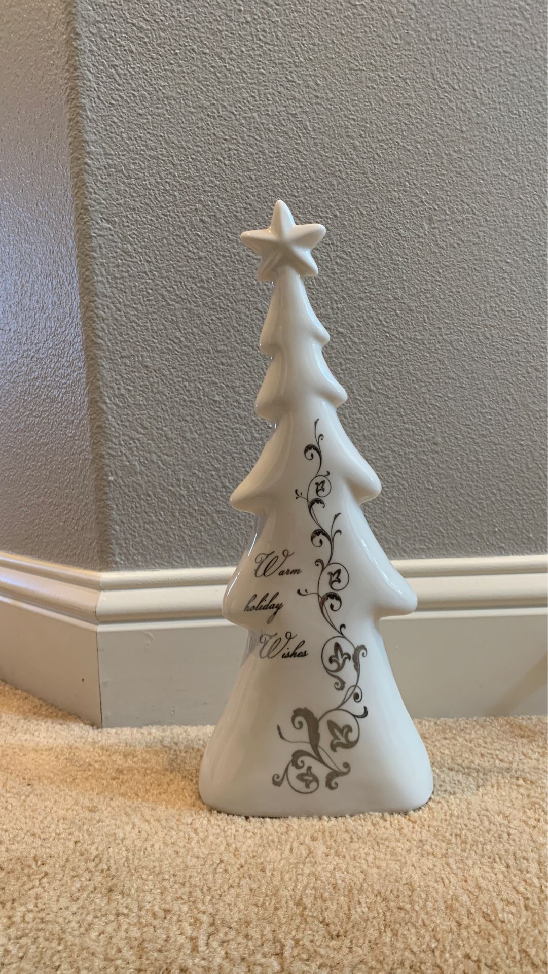 Christmas tree ceramic decor