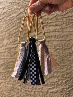 Book/bible Large Paperclip Tassel Bookmarks 
