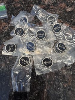 McDonald’s McCafé Collectible Lapel Pins – Lot of 10