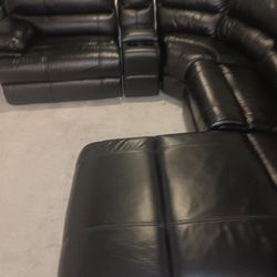 SECTIONAL GENUINE LEATHER RECLINER ELECTRIC.. DELIVERY SERVICE AVAILABLE 💥🚚💥