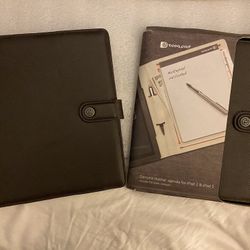Genuine Leather Agenda For Ipad 2 & 3, Color Dark Brown, New