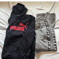 PUMA Sweatshirt And Sweatpants Size Large