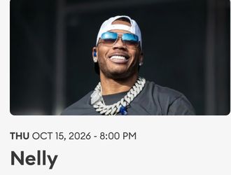 NELLY in concert Thursday October 15th
