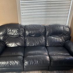 Lazboy Leather Couch