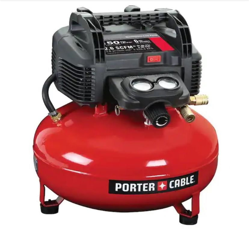 Porter-Cable 6 Gal. 150 PSI Portable Electric Pancake Air Compressor