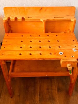 Kids Wooden Workbench Tool Bench