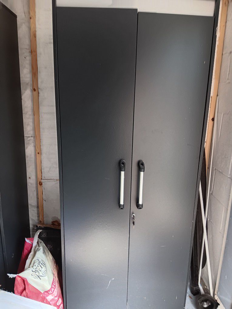 4 Garage Basement Utility Storage Cabinets Shelving 